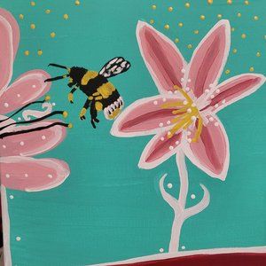 Save the Bees Painting